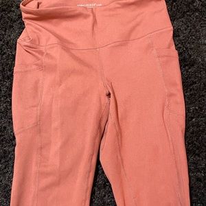 Peach colored leggings